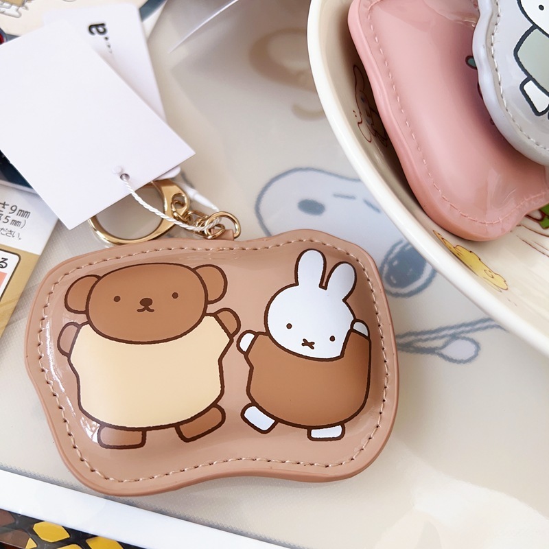 日系限定miffyミッフィーキーホルダーカチューシャ可爱いPUキーペンダントバッグチャーム女の子プレゼント|undefined