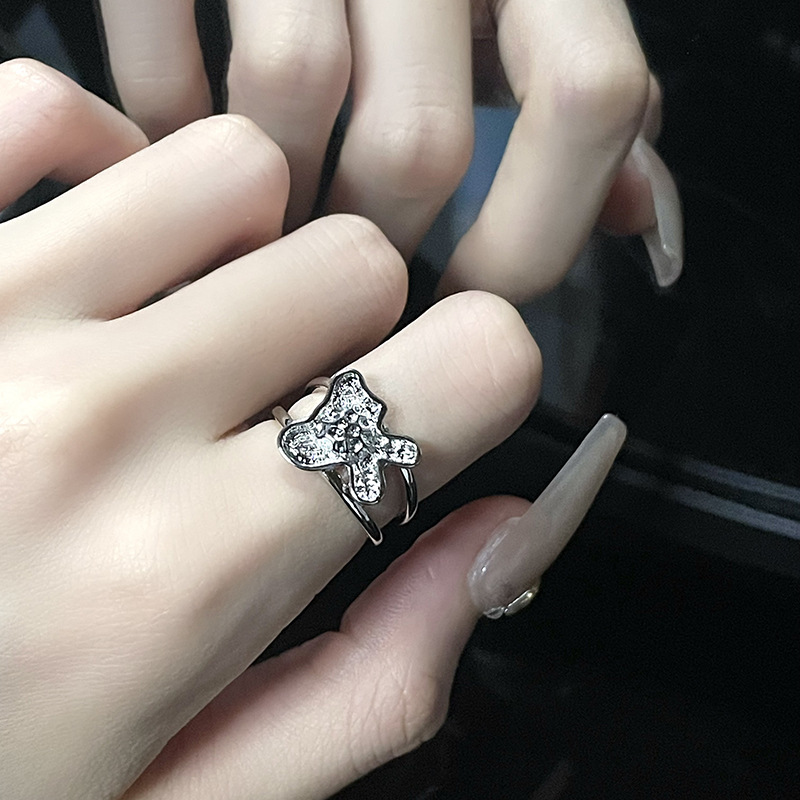 Fashion Geometric Copper Plating Open Ring 1 Piece