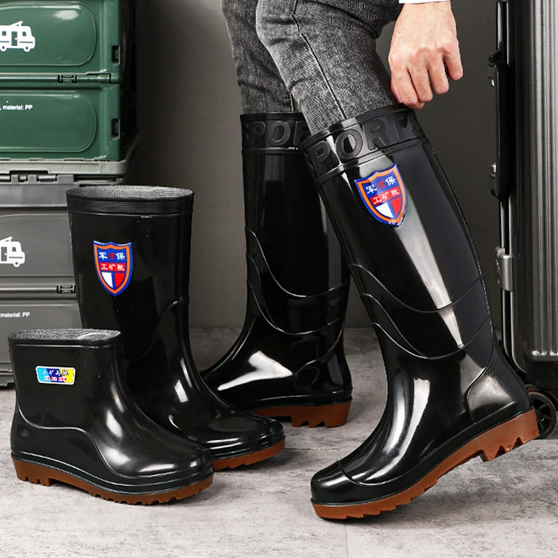 Men's shoes, wear-resistant non-slip low high boots platform, autumn