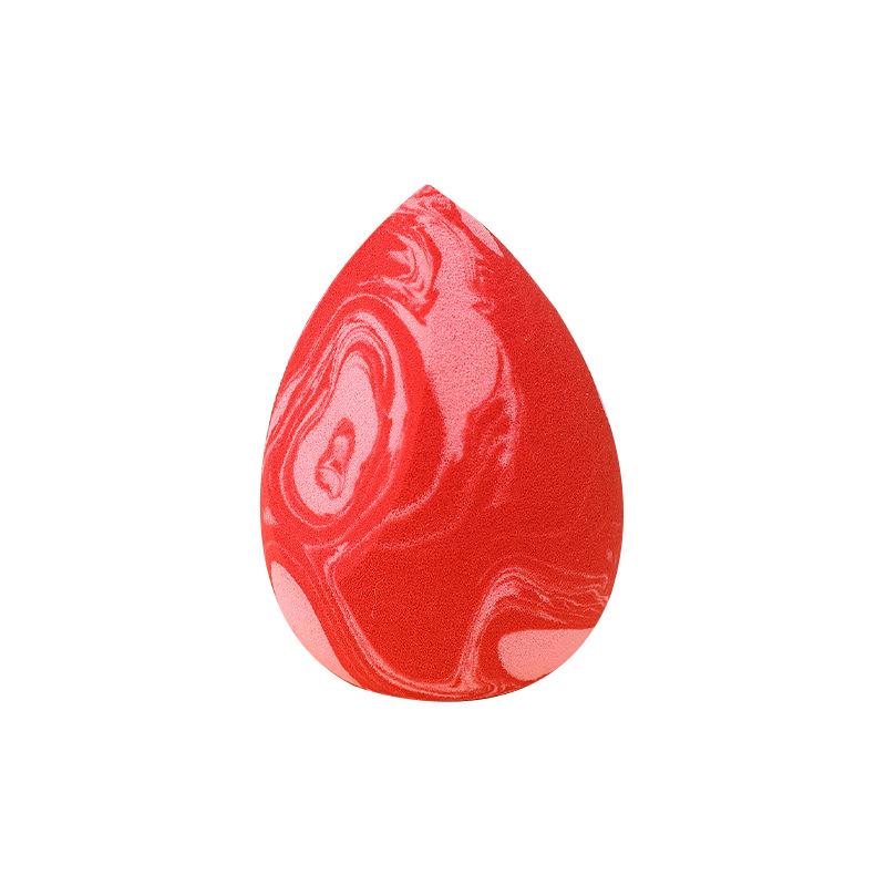 Gota de agua en forma de calabaza maquillaje de belleza de huevo soplo de polvo color mezclado sin látex maquillaje esponja colchón de aire maquillaje huevo fábrica color personalizado