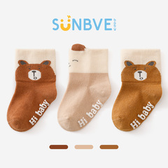 Xuwei Baby Floor Socks Spring and Autumn Cotton Socks Anti-slip Cool Indoor Baby Floor Socks Children's Toddler Socks Wholesale