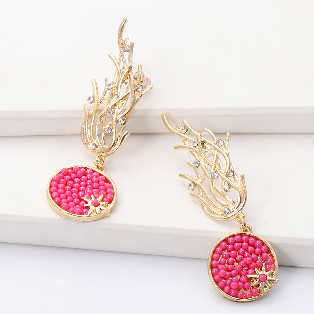 Korean Fashion Diamond Geometric Earrings display picture 5