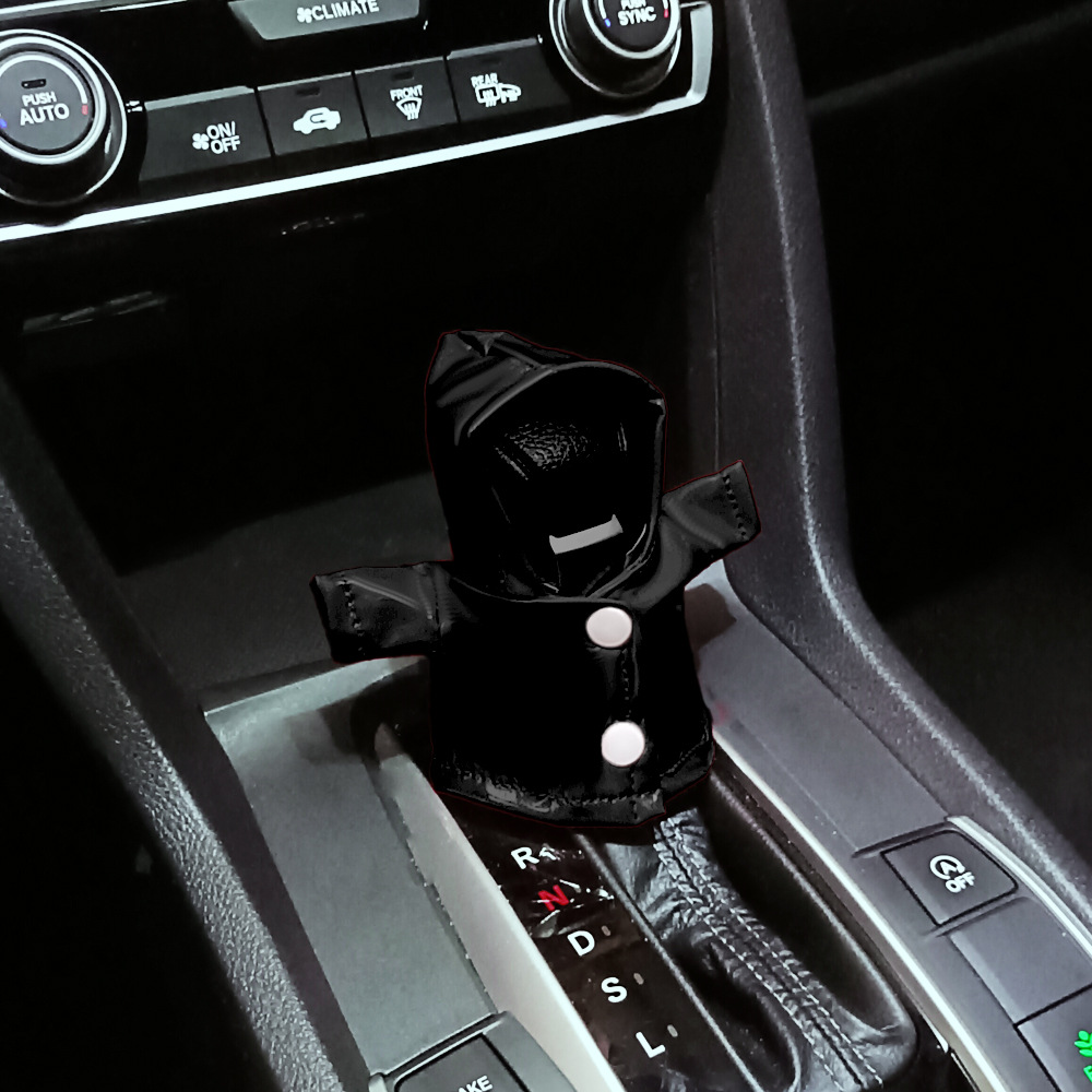 Cubierta DE LA MANIJA del engranaje del coche creativo transfronterizo cubierta del engranaje del coche suéter manija de cambio de engranaje cubierta protectora decoración interior del coche