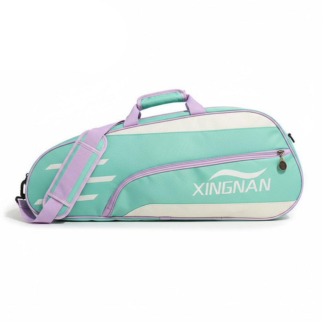 Bolsa de bádminton de alto valor de cara de mujer portátil de hombro único bolso de pelota de venta caliente transfronteriza de gran capacidad independiente bolso de tenis de almacenamiento de zapatos
