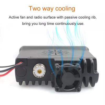 Vehicle-mounted interphone dual-segment car platform high-power cigarette