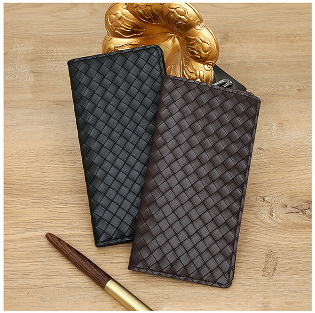 Men's Lingge Pu Leather Open Wallets display picture 6