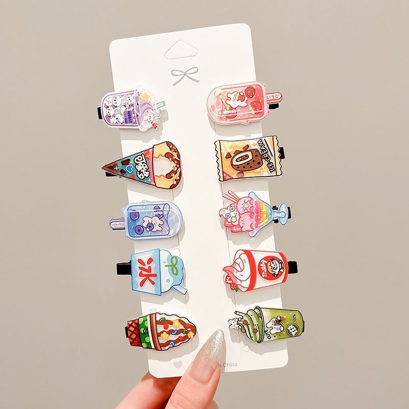 夏季无痕发饰碎发夹不伤发时尚发卡女彩色多巴胺夹子韩系百搭头饰|undefined