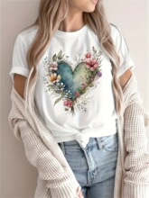 U 24331 Print Short Sleeve Top ӡ���������� ����ѷ�羳ŷ