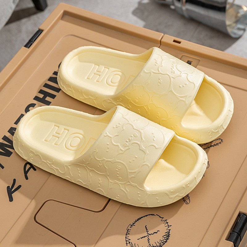 2024 verano hogar transpirable eva pisando la mierda zapatillas mujer interior casa pareja antideslizante hombre sandalias y zapatillas al por mayor