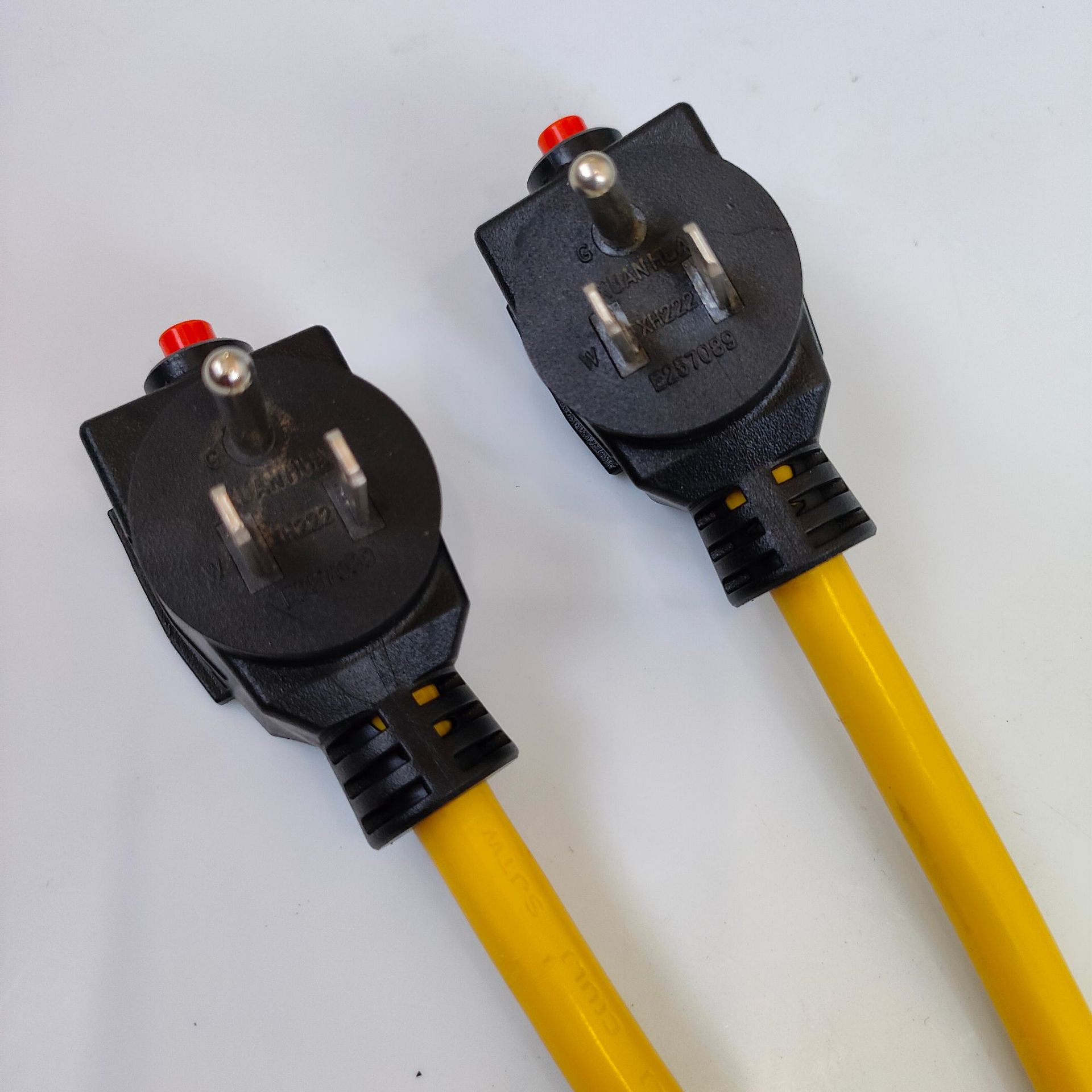 美规5-15p三芯带漏电保护器防触电插头电源线 延长线