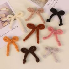 Bowknot Fabric�ǹ�ɫë��߅�����Y����N DIY�l�A���ñ���o��