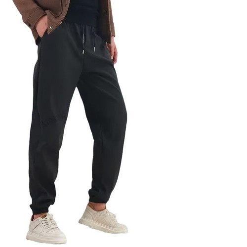 Outerwear Warm Thigh-length Pants Windproof, Coldproof, Waterproof, Stainproof Fleece Lined Sports Sweatpants for Autumn/Winter Plus Size Durable and Stain-resistant Casual Pants