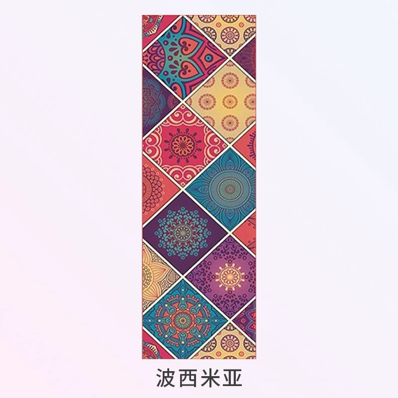 Home foldable non-slip yoga mat for gym, wholesale