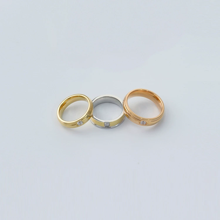 Sophisticated three dimensional ring stainless steel