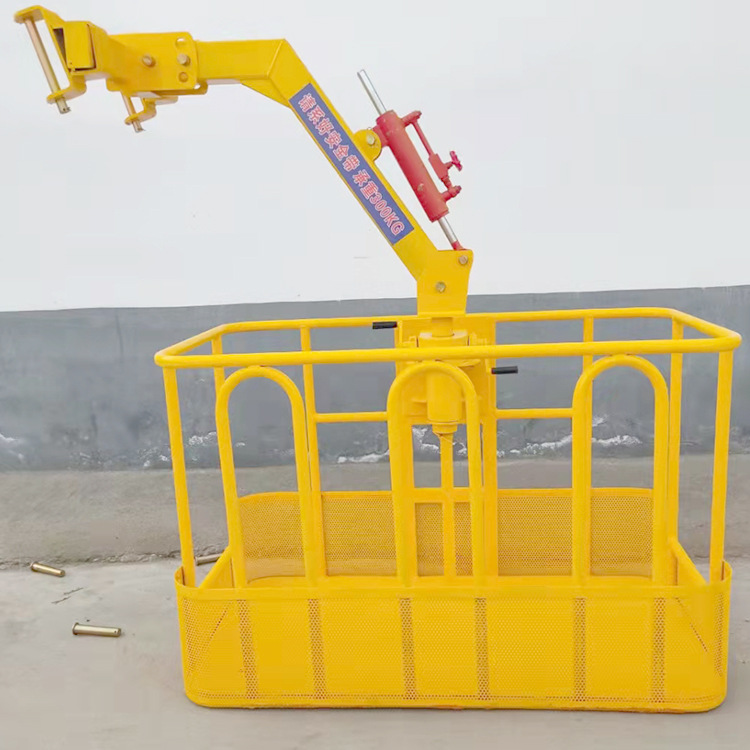 1.5米吊车旋转吊筐 固定式1.2米吊笼  自动平衡框