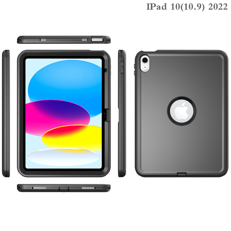 Suitable for Apple IPAD10 2022 Three-proof Robot Tablet PC Protective Shell Sliding Cover Bracket Protective Cover