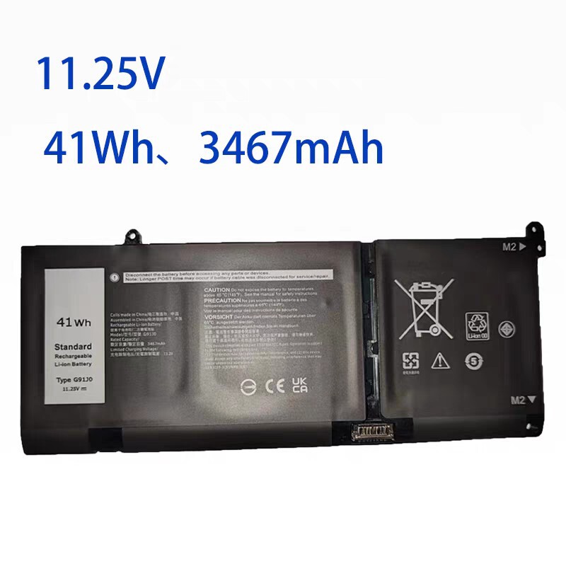 For Dell latitude 3320 3520 3420 G91J0 V6W33 P144G Laptop Battery
