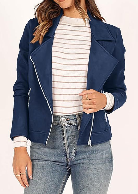 Women's Casual Solid Color Pocket Zipper Coat display picture 22