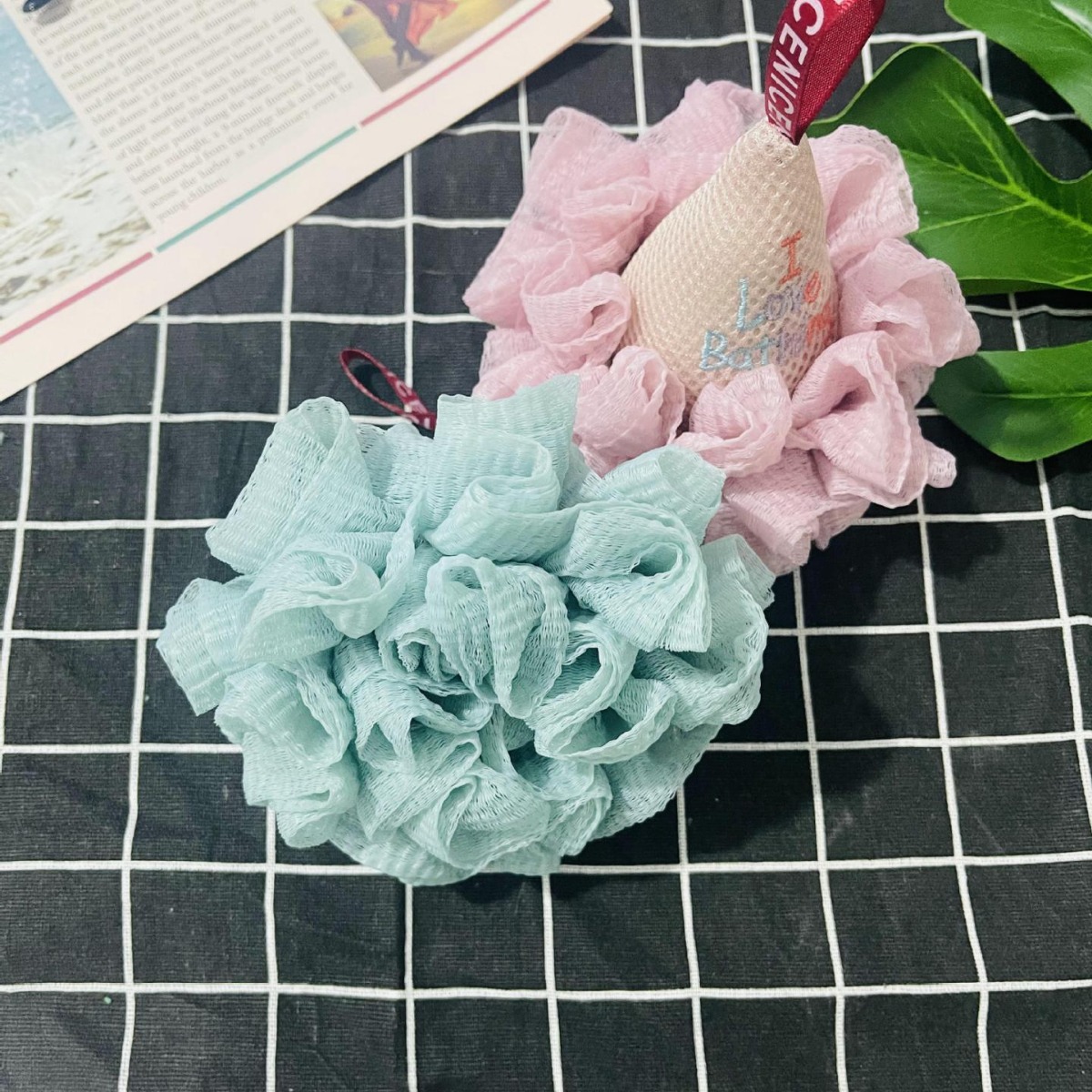 (2개) 아이스크림 목욕 공 도매 여름 폭발 좋은 것들 문질러 목욕 다시 문질러 이중 목적 목욕 꽃 슈퍼 귀여운 흩어지지 않은