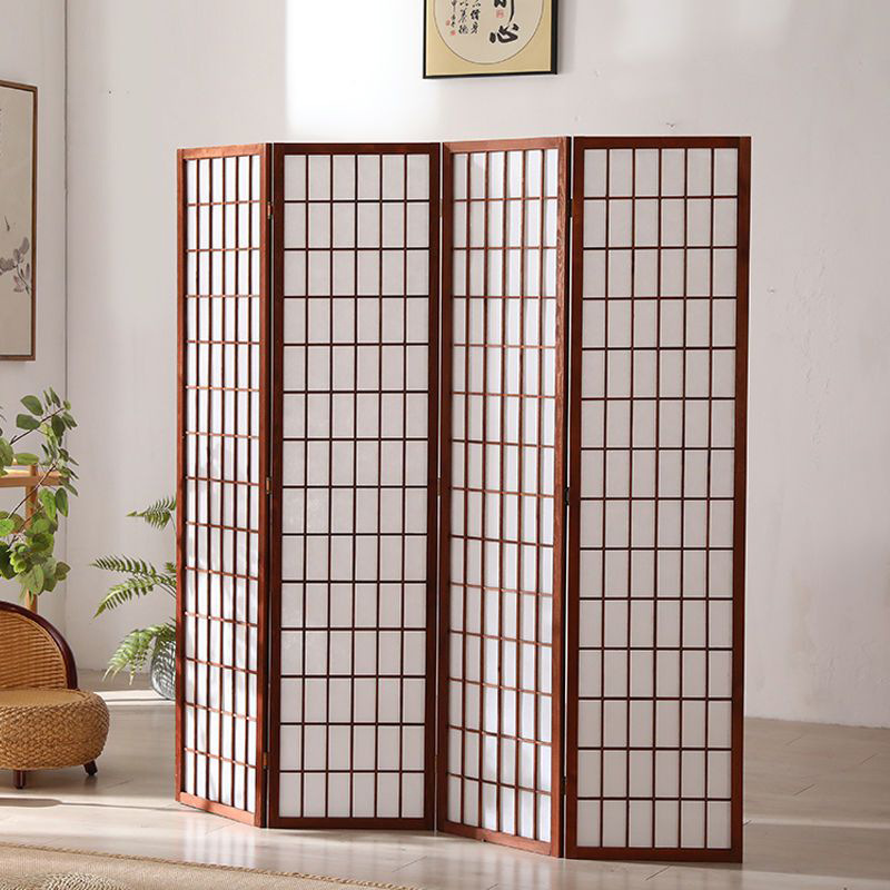 Minimalist Modern Screen Dividers, Foldable and Portable Tea Room, Hotel, Restaurant, Private Room, Hall, Solid Wood Blocking Doors