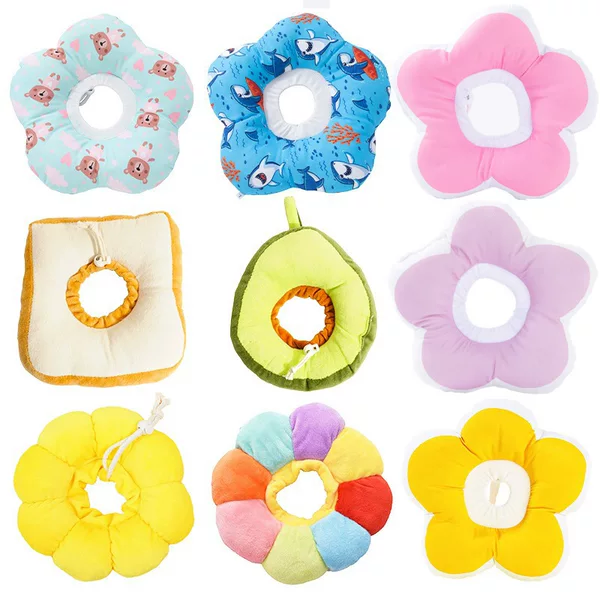 Sunflower Yellow Elizabeth Ring Soft Cat Dog Neck Ring Sterilization Shame Ring Anti-Lick Anti-scratch Pet Collar