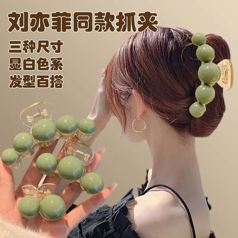 抓夹高颜值鲨鱼头发夹子英伦风小香风碎发夹后脑勺发卡女|undefined