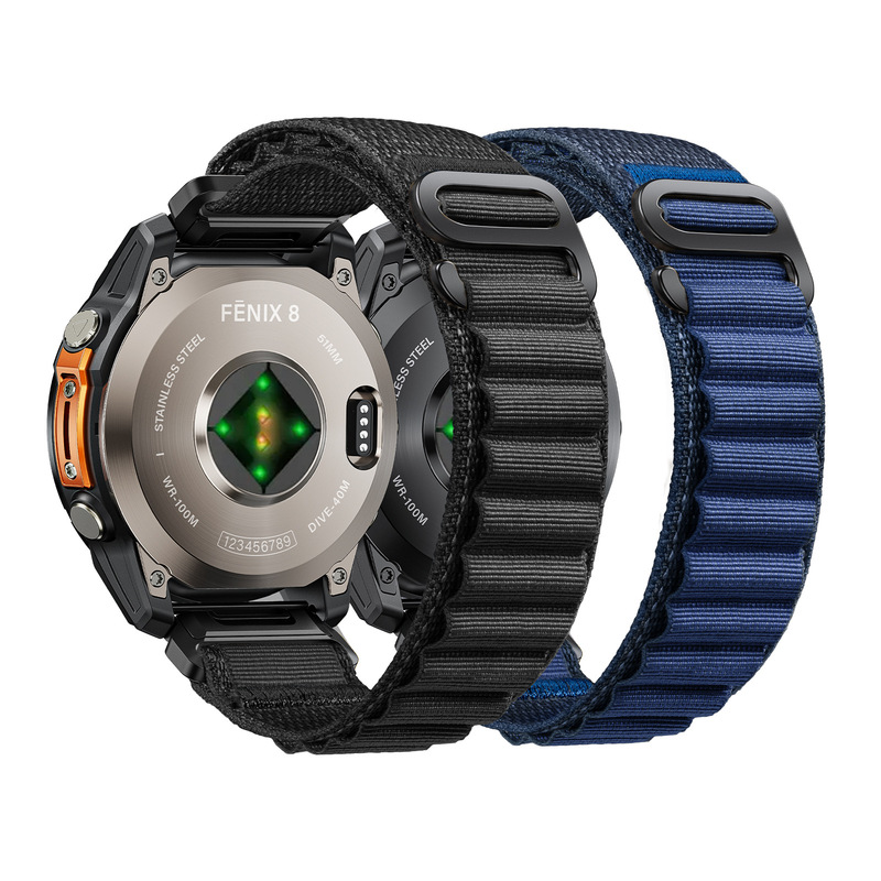22mm High-Altitude Nylon Quick-Release Watch Strap Suitable for Garmin Canvas Woven Fabric Watch Bands for Fenix5/6/7/8 22mm High-Altitude Nylon Quick-Release Watch Strap Suitable for Garmin Canvas Woven Fabric Watch Bands for Fenix5/6/7/8