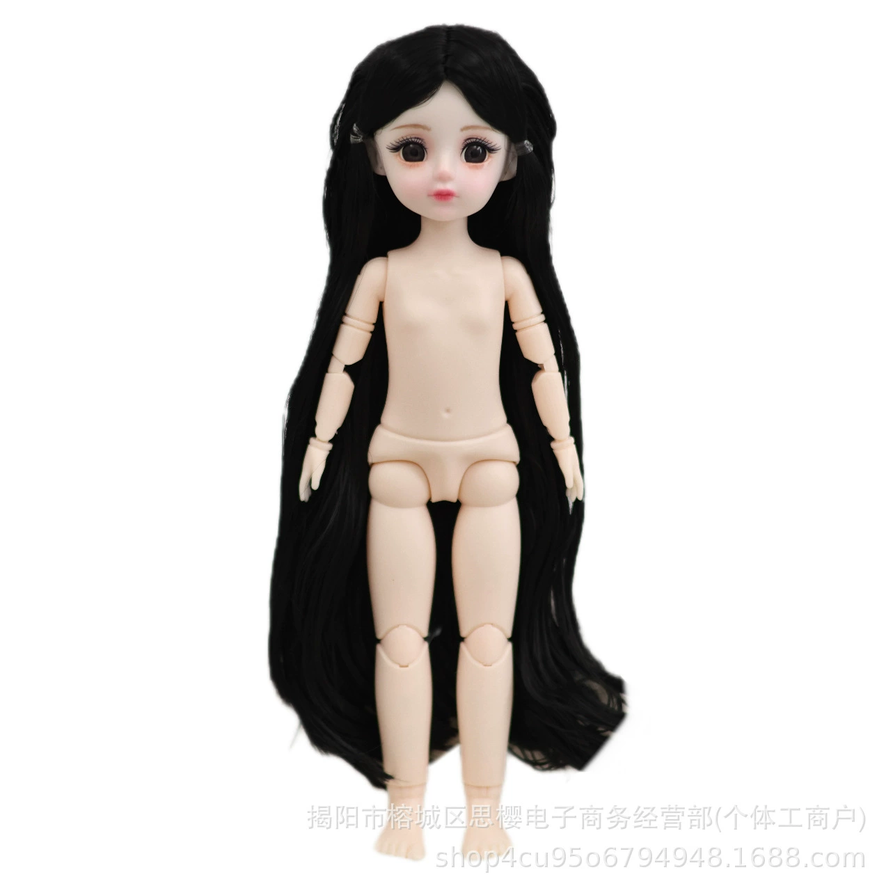 [Школьный цветок макияж] 30 см 6 точек, BJD тело голая кукла 20 суставов 3D настоящие глаза, нэфане кукла девочка игрушки