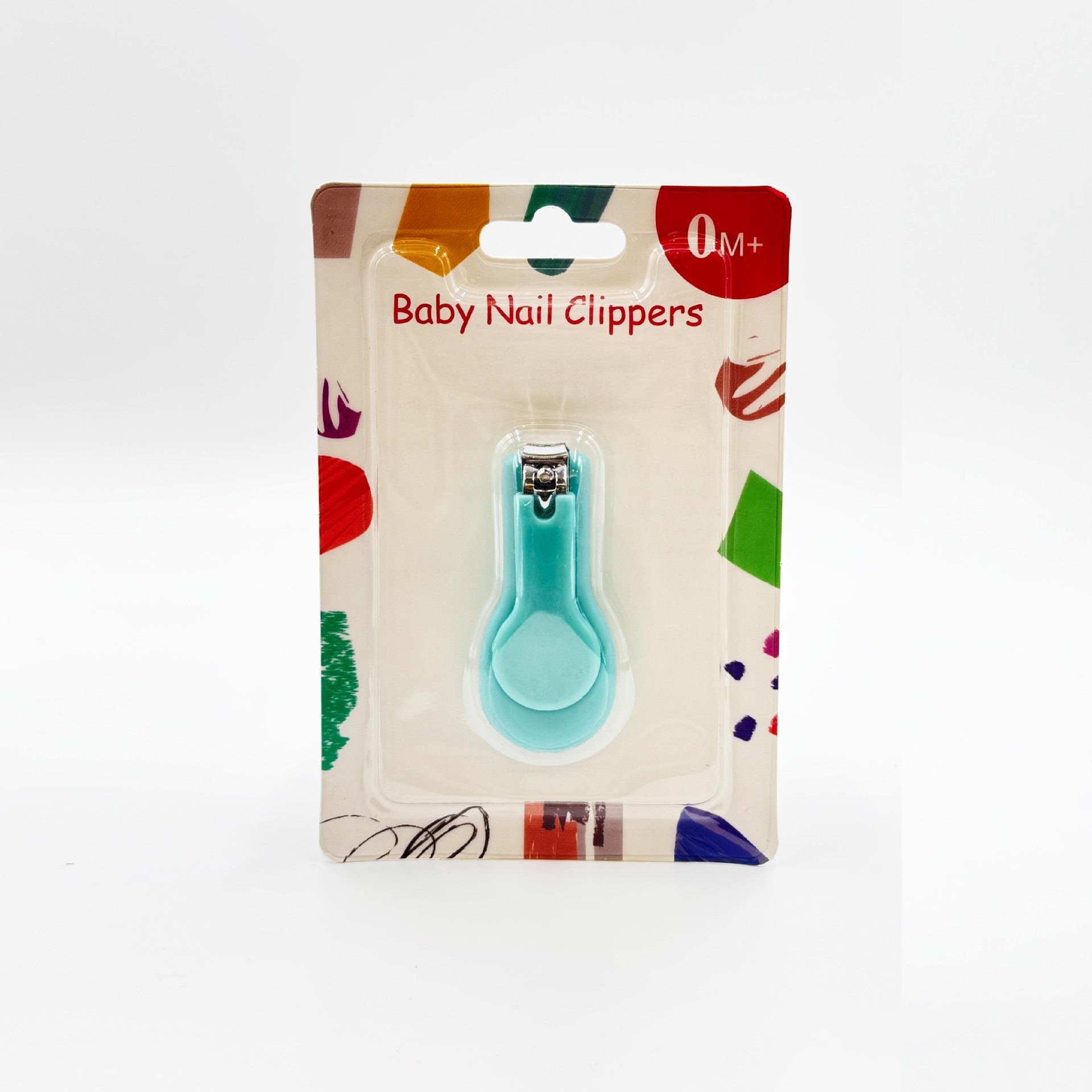 Inglés tarjeta bebé cortaúñas bebé cuidado de las uñas tijeras recién nacido