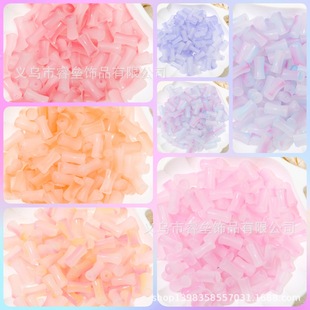50 imitation jade fine bamboo glazed beads beaded diy handmade hairpin jewelry bracelet necklace accessories materials