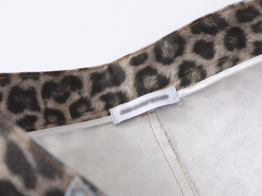 Jeans uomo larghi patchwork stampa leopardata stile hip hop_voghion.com