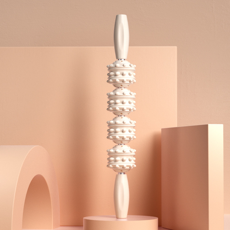 [화이트] 4 볼 마사지 스틱