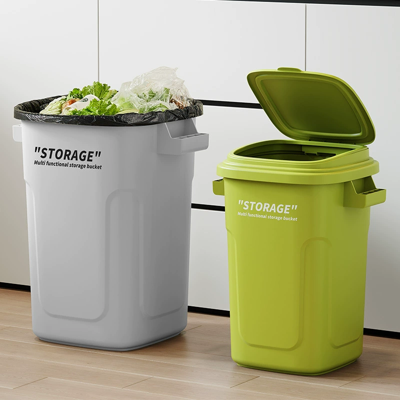 Большой мусорный бак для дома, модель 2025 года, высокий, очень большой, для кухни, коммерческого использования, столовой, улицы.