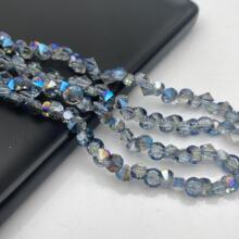6mm切面AB水钻烤漆菱形珠玻璃串珠配饰 箱包手链服饰DIY饰品配件