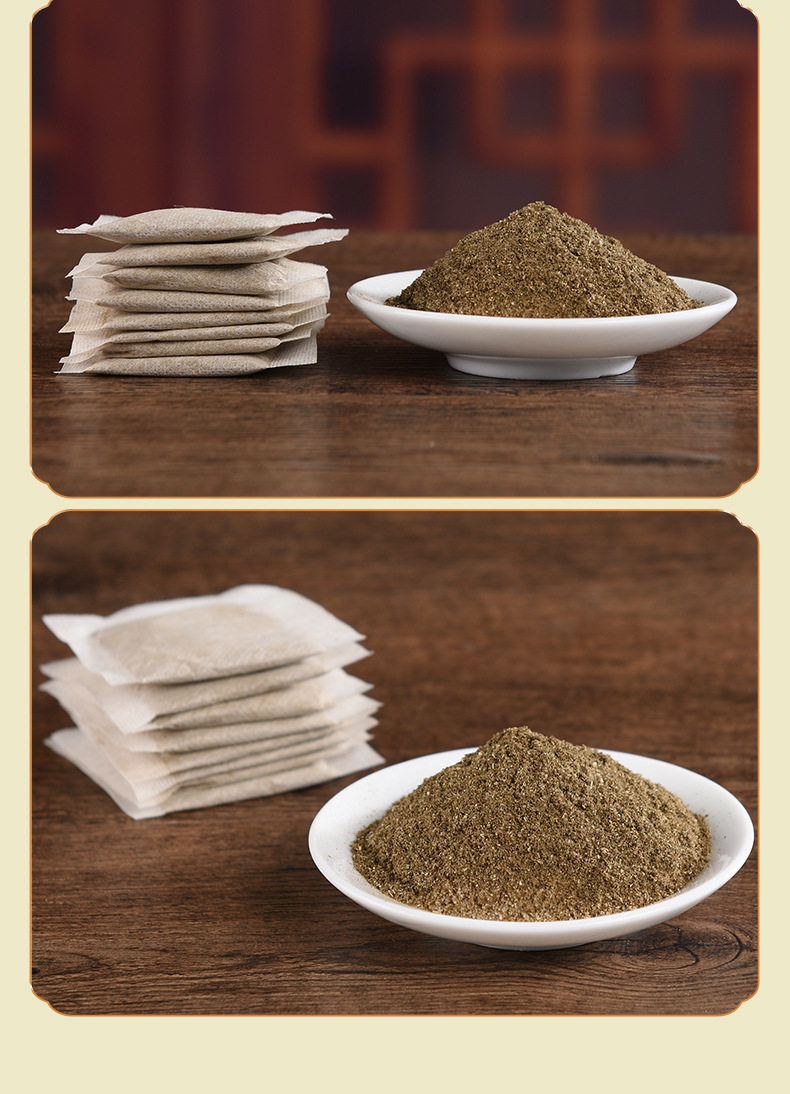 Mugwort Ginger Safflower Foot Soak Powder Herbal Foot Bath Sachets for Home Foot Care 6g x 30 Bags preparation