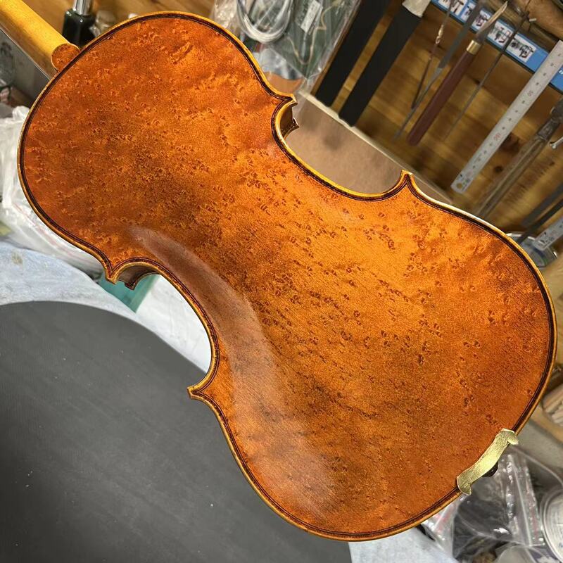 High-grade peephole single-board Maple oil paint violin