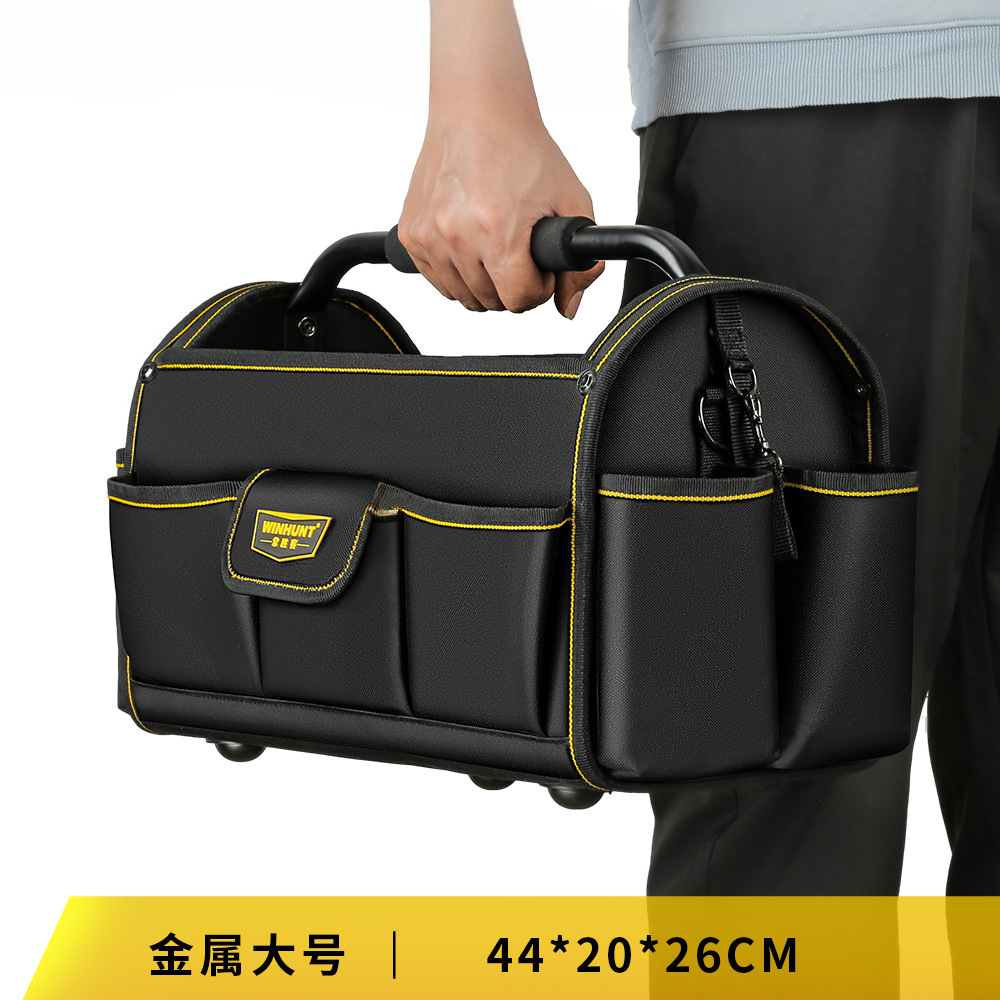 Kit de herramientas fuerte y duradero Kit de herramientas de lona gruesa caja de herramientas resistente al desgaste caja de herramientas de hardware caja de almacenamiento