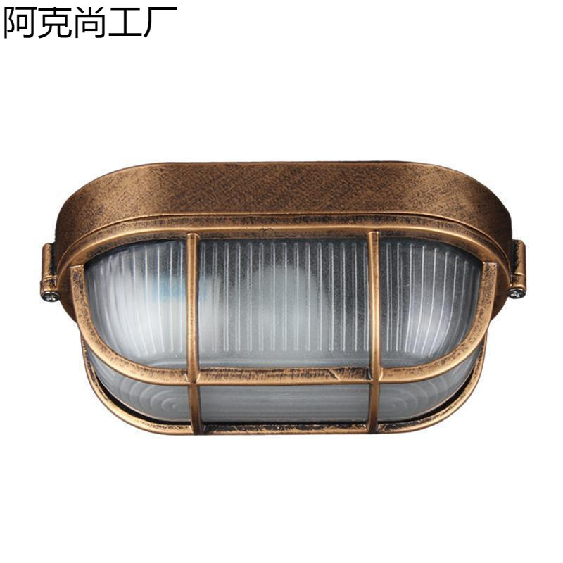Outdoor Led Retro European and American Style Moisture-Proof and Explosion-Proof Ceiling Light for Bathroom, Kitchen, Toilet, Waterproof and Anti-Fog Outdoor Led Retro European and American Style Moisture-Proof and Explosion-Proof Ceiling Light for Bathroom, Kitchen, Toilet, Waterproof and Anti-Fog