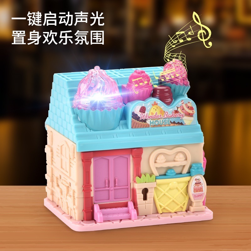 子供向け変幻自在サプライズハウス 女の子向けプリンセスキャッスルヴィラモデル ドールハウスごっこ遊びおもちゃ|undefined