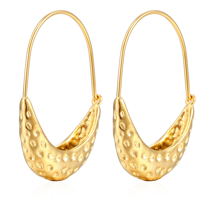 Pendientes largos de acero inoxidable exagerados de estilo europeo y americano transfronterizo