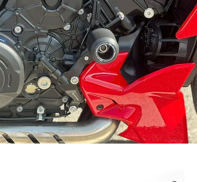 Suitable for Ducati 23-25 Diavel V4 modified body crash protection ball and crash protection rubber accessories