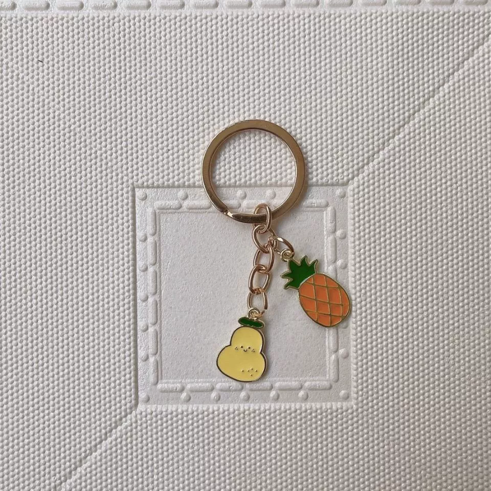 Apple, cute keychain handmade, pendant, accessory
