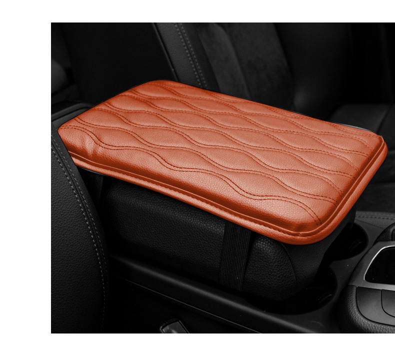 Wholesale car armrest box pad universal interior central armrest box protective pad memory foam armrest cover protective pad