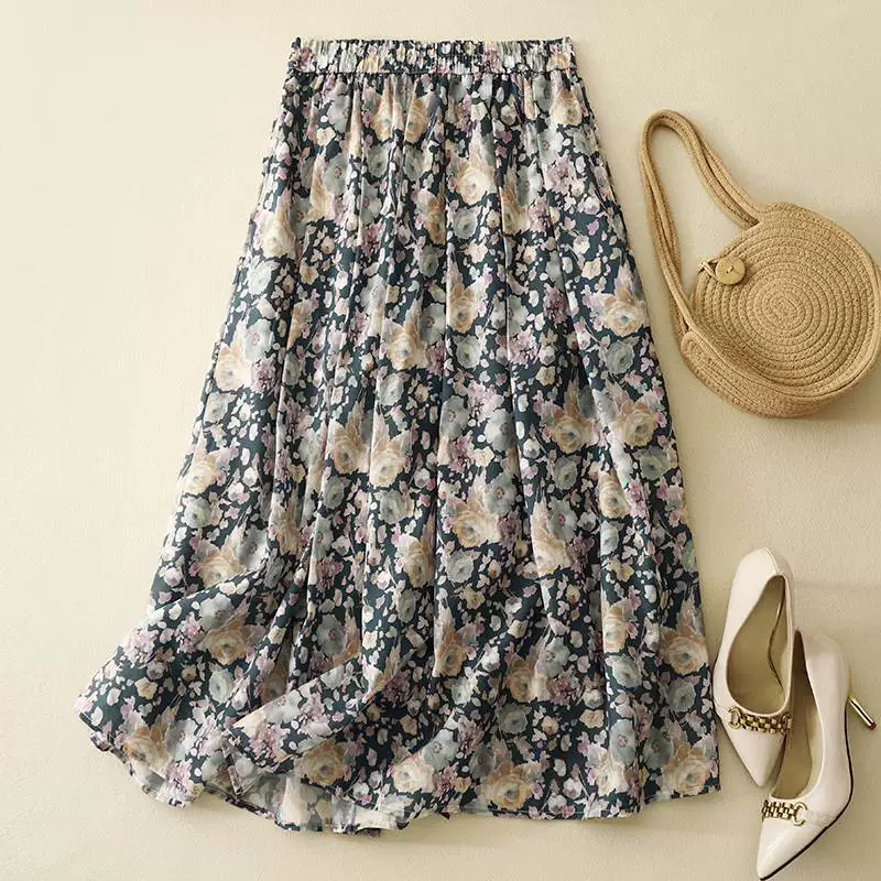 Summer skirt for leisure, plus size, oversize