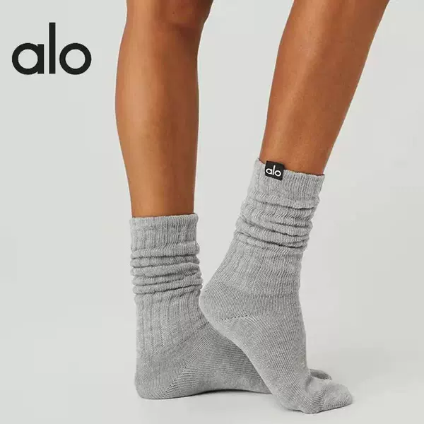2025 Autumn Sports Pure Cotton Moisture-Wicking Yoga Socks Mid-Calf Extra Thick Antibacterial Trendy Socks Fitness Pure Cotton Long Socks