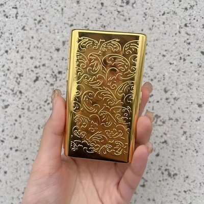 Q 79855 Leather Dual-use Cigarette Case 皮革两用烟盒跨境|ru