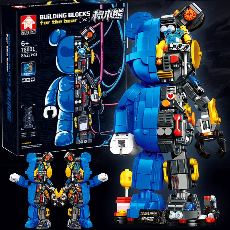 (Cross-border trading), mechanical constructor, minifigure, DIY, small particles, Birthday gift