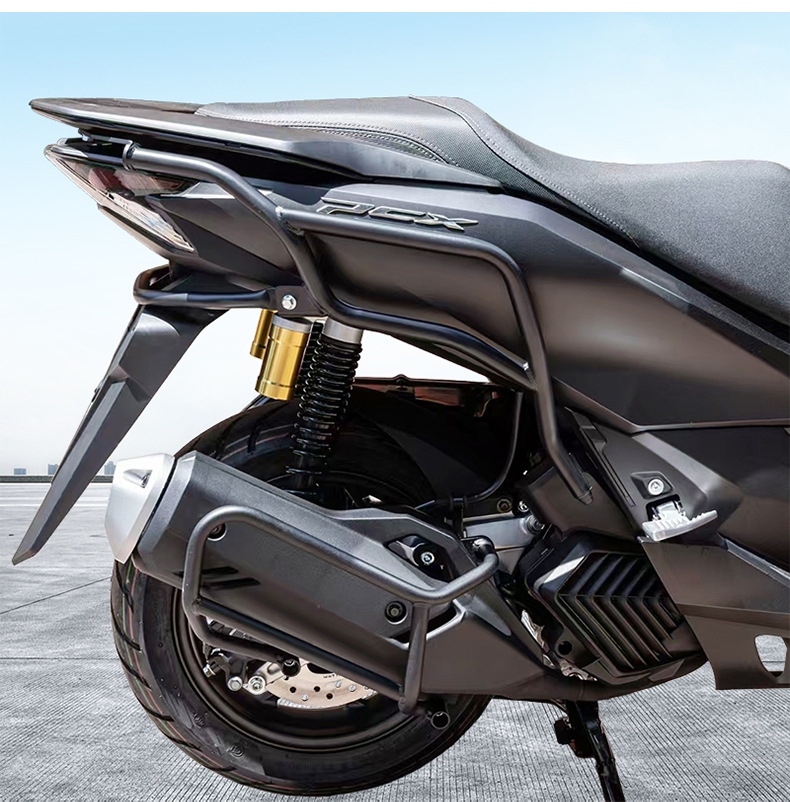 Suitable for 25 Honda Pcx160 Bumper Anti-Fall and Anti-Collision Scooter Bumpers, Front and Rear Fully Surrounded Protective Bars