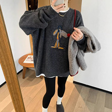 ��ɫԲ�쳤�俨ͨ��֯��Ů2025�����¿���ɰٴ�����ë��G122210