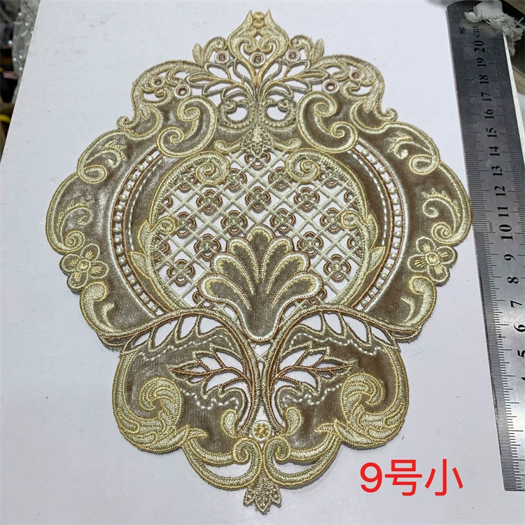 Cloth, sofa, sticker, pillow, decorative flowers, European style, with embroidery